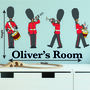 Personalised Toy Soldiers Wall Sticker Room Decor Art, thumbnail 2 of 2