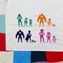Personalised Tea Towel Superhero Family, thumbnail 5 of 9