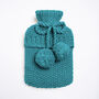 Hot Water Bottle Cover Knitting Kit Duck Egg, thumbnail 2 of 5