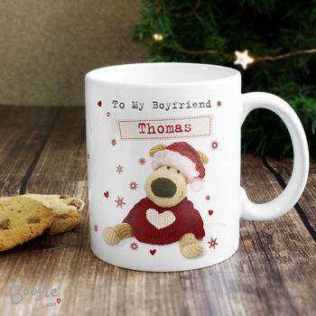 Personalised Boofle Christmas Love Mug, 3 of 4