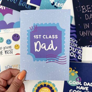 Father's Day Card 'First Class Dad', 3 of 3