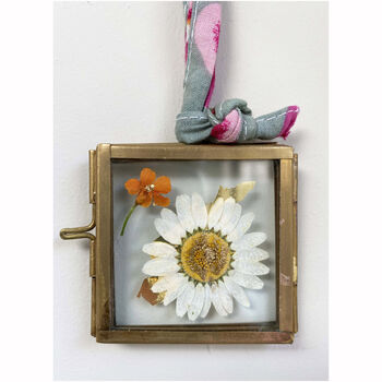 Mini Gilded Mixed Pressed Flower Frame, 7 of 11
