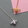 Sterling Silver Bumble Bee Necklace, thumbnail 1 of 6