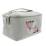 Personalised Floral Grey Toiletry Bag, thumbnail 4 of 5