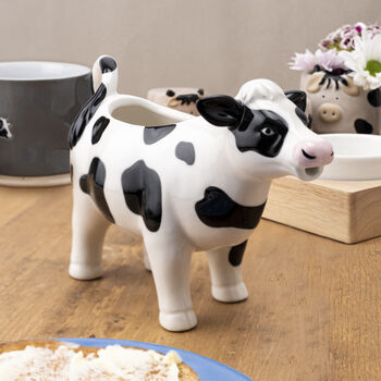 Large Cow Ceramic Milk Jug With Gift Box, 2 of 7