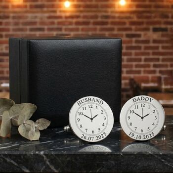 Husband And Daddy 'Special Times' Cufflinks, 3 of 7