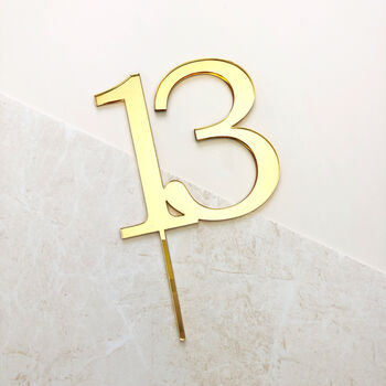 Any Age Number Cake Topper / Charm, 2 of 4