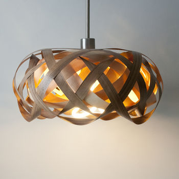 Bird's Nest Knot Wooden Lampshade, 4 of 9