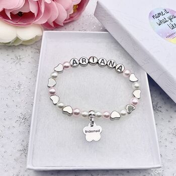 Personalised Bridesmaid Bracelet Gift Keepsake From The Bride, 3 of 12