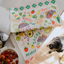 Tacos Organic Cotton Tea Towel, thumbnail 5 of 6