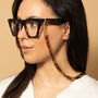 Glasses Chain – Tortoise Shell Dainty Acrylic Chain, thumbnail 3 of 5