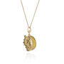 Serpent Locket Gold Plated Sterling Silver, thumbnail 3 of 6