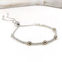 40th Birthday 9ct Gold And Silver Milestone Bracelet, thumbnail 1 of 10