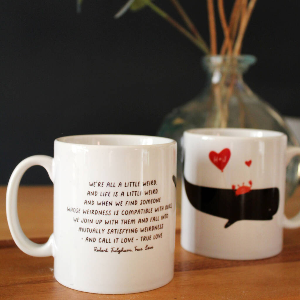 Weird Love, Personalised Valentine's Day Mug, 1 of 5