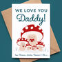 Personalised Daddy Toadstool Father's Day Card, thumbnail 5 of 5