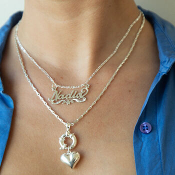 Personalised Script Star Name Pendant Charm, 4 of 7
