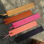 Handpainted Personalised Leather Bookmark, thumbnail 4 of 5