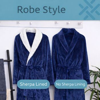 Personalised Soft Fleece Dressing Gown, 4 of 12