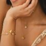 Butterfly Bracelet 18k Gold Plated, thumbnail 3 of 9