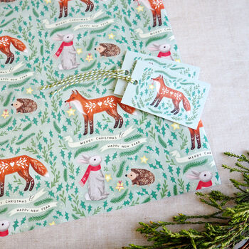 Forest Animals Christmas Wrap Pack, 6 of 6