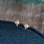 Sterling Silver 'One Of A Kind' Pearl Earring Studs, thumbnail 7 of 7
