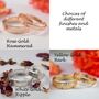 Weddings Bands In 14k Yellow Eco Gold, thumbnail 6 of 9