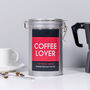 Personalised A Latte Love Coffee Gift In Tin, thumbnail 3 of 12