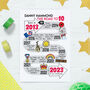 10th Birthday Personalised Print ‘The Road To 10’, thumbnail 7 of 11