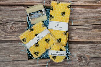 Honey Bee Eco Friendly Reusable Face Pad Gift Set, 5 of 5