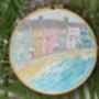 Pastel Cottages Embroidery Kit, thumbnail 2 of 11