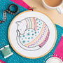 Cat Embroidery Kit, thumbnail 1 of 8