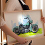 Custom Motorbike Print, thumbnail 1 of 5