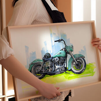 Custom Motorbike Print, 4 of 7