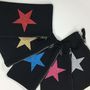 'Star Glitter' Pom Pom Bag, thumbnail 4 of 7