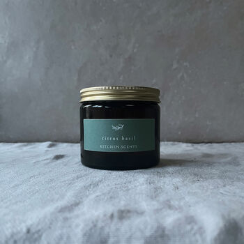 Citrus Basil Soy Candle, 2 of 2