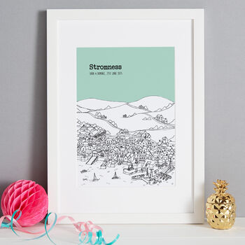 Personalised Stromness Print, 5 of 10