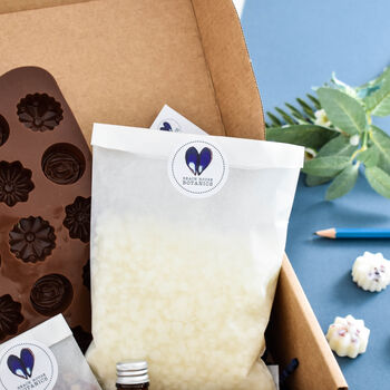 Hand Poured By…Essential Oil Melt Making Kit, 7 of 11