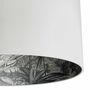 Charcoal Vintage Rainforest Lampshades In Cloud Grey, thumbnail 3 of 6