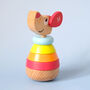 Personalised Pepe Sound Stacker Wooden Toy, thumbnail 3 of 3