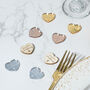 Christening Heart Table Confetti Favour Decorations, thumbnail 1 of 3