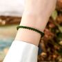 Amanda Chrysoprase Natural Stone Silver Charm Bracelet, thumbnail 7 of 7