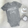 Handsome Just Like My Daddy Babygrow, thumbnail 2 of 8