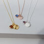 Personalised 18ct Gold Plated Birthstone Necklace, thumbnail 6 of 7
