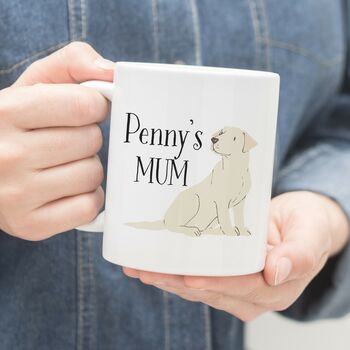 Personalised Labrador Mum / Dad Mug, 2 of 3