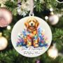 Personalised Golden Doodle In Christmas Lights, thumbnail 6 of 10