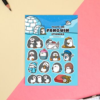 Penguin Sticker Sheet, 2 of 6