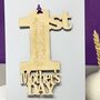Personalised 1st Mother’s Day Wooden Keepsake, thumbnail 3 of 7