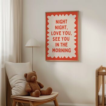 Night Night Love You | Art Print, 3 of 10