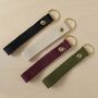 Personalised Leather Loop Keyring The Meadow Collection, thumbnail 1 of 10