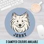 Personalised Samoyed Dog Mouse Mat, thumbnail 1 of 5